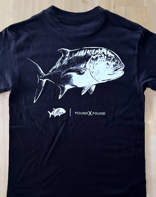 An Ulua (trevally) hand drawn design