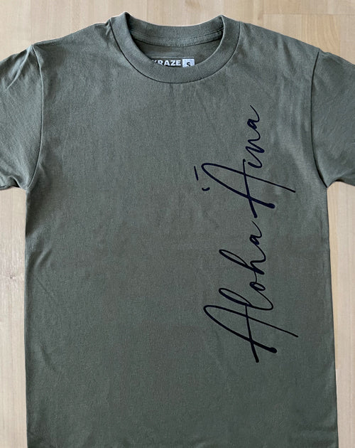 Aloha ‘Āina Kalo Military Green - Kraze Apparel