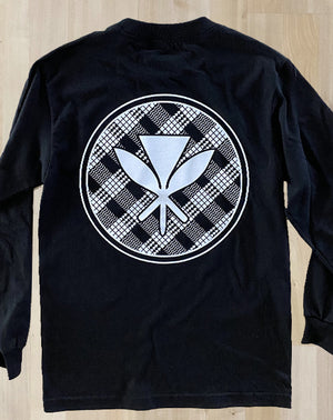 Mauka to Makai Palaka Black Long Sleeve