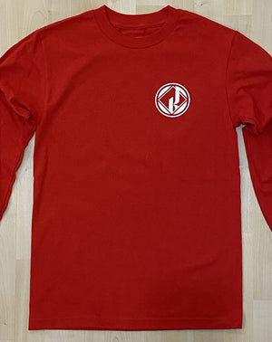Mauka to Makai Palaka Red Long Sleeve